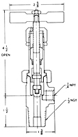 2400 Series 1/2" Cylinder Valves-2422-2