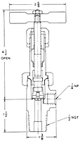 2400 Series 1/2" Cylinder Valves-2462-2