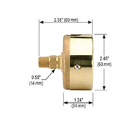 300 Series Vapor Actuated Remote Dial Indicating Thermometers - 2