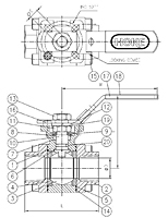 3-Piece Full Port Ball Valves (Threaded ends)-2