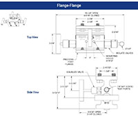 3510 Series 0.375 in. Orifice Differential Pressure 3 Manifold Valves with Soft Seat - 2