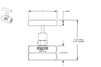 400 Series 3/4 in. Connection Size Standard Needle Valve with Hard Seat (406-FFC)