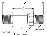 4000 Check Valve Male NPT