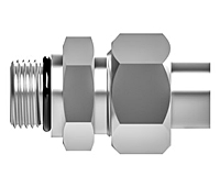 Koncentric straight thread assembly