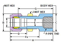 BulkheadConnectorFemaleBCFdimdraw