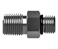 Pipe fitting male SAE to male SAE pipe