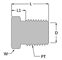 Pipe Hex Plug