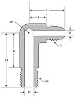 JIC long male elbow