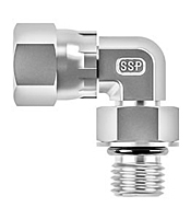 JIC swivel nut SAE elbow