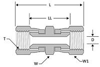 JIC swivel nut union