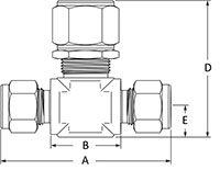 Lift check valve female NPT end connections line drawing.