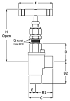 Angle Needle Valves LN Series Series Tube Socket Weld LINE