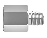 Pipe fitting female BSPP to male pipe