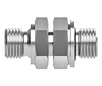 Pipe fitting male BSPP union