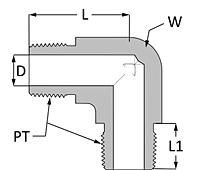 Male Pipe Elbow