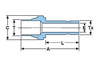 ReducingPortConnectorPCMMDimDraw