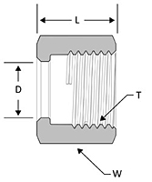 O-ring Face Seal Nut