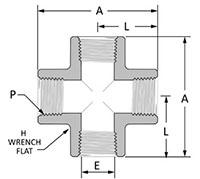 Female Pipe Cross-2