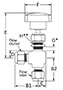 100 Needle Valve Angle Fractional Tube Fitting Line