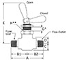 200 Toggle Valve Male NPT Line