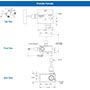 2000 Series 10,000 psi Pressure Rating Static Pressure Block and Bleed 2 Manifold Valve with Hard Seat (2000-FFC)