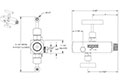 2070 Series 1/2 in. Connection Size Block and Bleed 2 Needle Valve with Hard Seat (2070-EMFC)