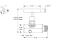 700 Series Block and Bleed Needle Valves with Soft Seat 1/4 in. Connection Size Block and Bleed Needle Valve with Soft Seat (702-MFC)