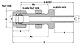 Bulkhead Reducer - Duolok