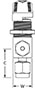 Ball valves- EB Series 3 Way Fractional Tube Fitting LINE SIDE