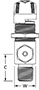 Ball valves- EB Series 3 Way Male NPT to Fractional Tube Fitting LINE SIDE