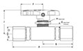 Ball Valve - FB Series Female ORFS Line