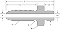 JIC Bulkhead Connector