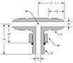 JIC SAE male branch tee