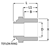 Stainless steel pipe fitting Koncentric socket weld tail piece.