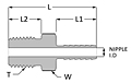 Push on hose connector