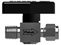 Plug Valve Male to Fractional Tube Fitting