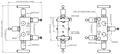 Remote Mount 5-Valves Manifold Model-HM8532-2