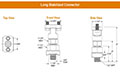 SZ Series Long Stabilized Connector Dimensions