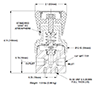 BP-3 Stainless Steel Adjustable Back Pressure Regulators - 2