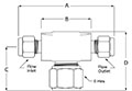 Tee Filter Fractional Tube Fitting Line